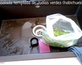 Foto del paso 1 de la receta: Ensalada Templada de (Habichuelas) Judías Verdes con Patata, Maíz y Atún