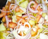 A picture of step 6 of Boondi Chana Chaat.