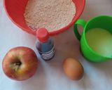 Foto del paso 1 de la receta: Pancakes de avena y manzana🍎😍❤