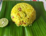 A picture of step 5 of Lemon Rice.