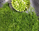 A picture of step 1 of Shepu kadhi.