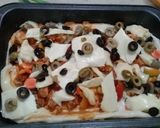 A picture of step 6 of Sheet Pan Pizza.