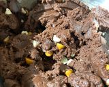 A picture of step 7 of Triple Chocolate Peanut Butter Fudge Cookies.