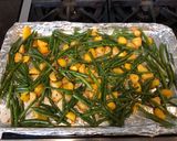 A picture of step 4 of Roasted Potatoes and Green Beans.