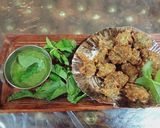 A picture of step 6 of Green Moong dal pakoda.