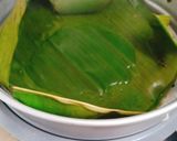 Hình bước làm 3 của món Bánh gói bột lọc tráng trên lá chuối