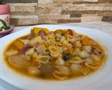 Foto del paso 4 de la receta: Sopa con caldo de puchero