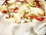 Tarta de Jamón y queso en hornito eléctrico