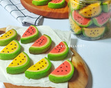 Foto langkah ke 9 dari resep Watermelon Cookies (Kukis Semangka).