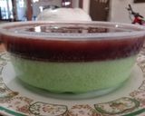 Foto langkah ke 4 dari resep Puding lumut lapis coklat.