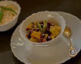 A picture of step 6 of Kala Chana Ghugni.
