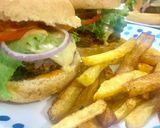 A picture of step 12 of The Ultimate American Beef burger.