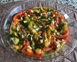 Foto del paso 2 de la receta Pimentones asados con ajo y perejil