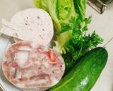Hình bước làm 2 của món Bánh mì pa tê chả lụa