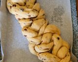 Mazsolás fonott kalács recept fázis 5 fotója
