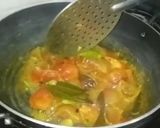 A picture of step 1 of Shahi paneer.