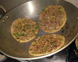 A picture of step 3 of Onion roti.