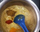 A picture of step 5 of Baingan- Musalam.