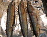 A picture of step 4 of Sanma 🐟 no Shio Yaki with Daikon Oroshi.