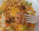 Foto del paso 4 de la receta: Atún y camarones en salsa ranchera y vegetales