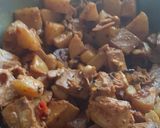 এঁচোড় আলু চিংড়ি (enchor alo chingri recipe in Bengali) রেসিপি ধাপ - 4 ছবি