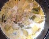 A picture of step 4 of Potato and Leek Soup.