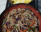 Foto del paso 8 de la receta: Fideos con salteado de vegetales
