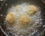 A picture of step 4 of Mexican starter corn cheese balls.