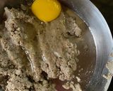 A picture of step 3 of Keema Doi Bora.
