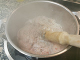 Molls amb crema de galeres i taronja