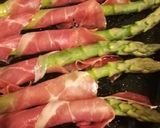 Foto del paso 2 de la receta Trigueros con jamón en salsa de roquefort