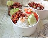 Foto langkah ke 5 dari resep Rice Bowl Daging Suwir Bumbu Kare.