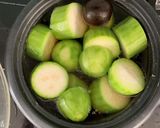 Hình bước làm 1 của món Sâm bí đao