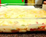 A picture of step 5 of Fish mix with sweet peppers in white sauce.