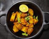 A picture of step 3 of Roasted Sweet potato chaat.