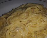 Foto langkah ke 3 dari resep Fetucini Carbonara Simpel Enak 😍.