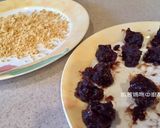 A picture of step 6 of Japanese Kusamochi (Mugwort Rice Cakes).
