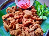 หนังไก่ทอดกรอบ สูตรน้ำมันไม่กระเด็น