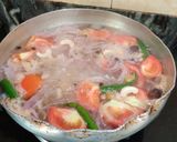 A picture of step 1 of KADHAI PANEER..