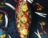 A picture of step 18 of Banana flower with prawn cury (mocha_chingri_ghonto).
