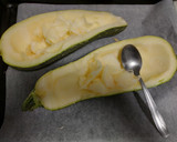 Foto del paso 2 de la receta: Súper calabacín relleno al horno 🥒