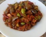 Foto langkah ke 3 dari resep Balado terong, pete, ikan asin.