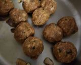 A picture of step 9 of Spicy Tomato and basil Soup with Cheezy Meatballs.