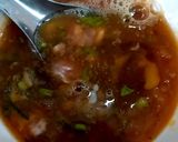รูปขั้นตอนการทำที่ 2 ของ พริกหวานไข่ตุ๋นไก่สับกุ้งสด