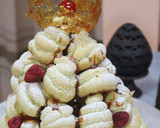 Foto del paso 15 de la receta: Croquembouche (masa choux y crema pastelera)