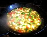 Foto del paso 2 de la receta Garbanzos con ajos tiernos y rábano blanco