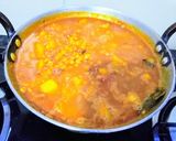 A picture of step 3 of Raw Papaya & Chana dal Dalma.