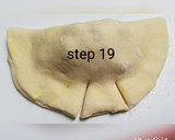 A picture of step 20 of Bow tie buns.
