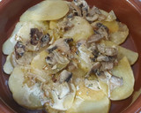 Foto del paso 4 de la receta: Patatas con nata y champiñones