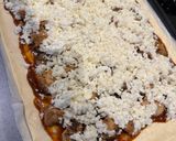 Une image de l'étape 9 de Pizza poulet barbecue.